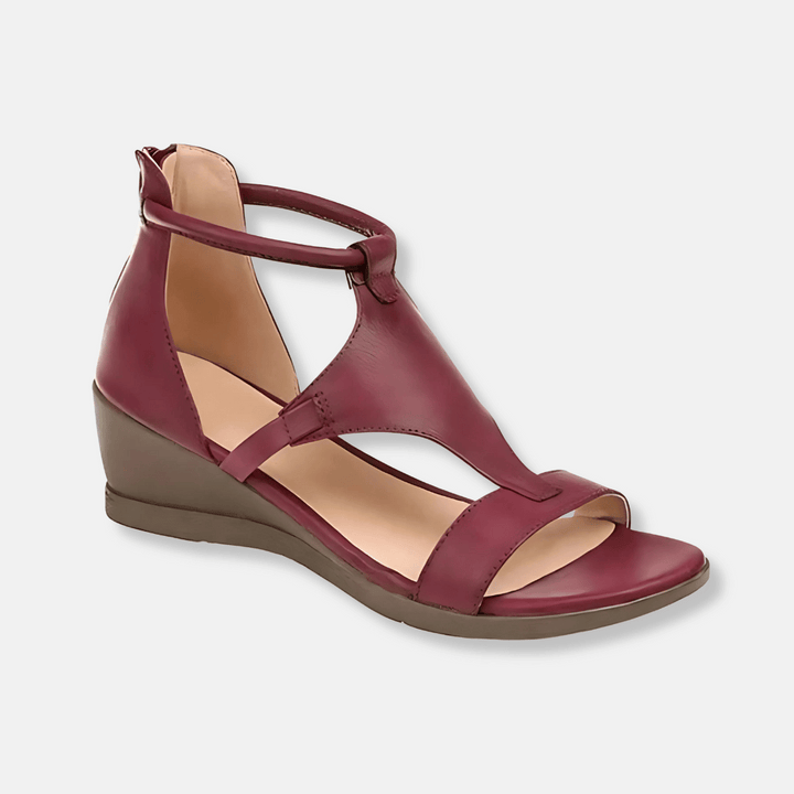 Chic new arrival: Women's open toe wedge sandals, ideal summer party shoes for elegant fashion.