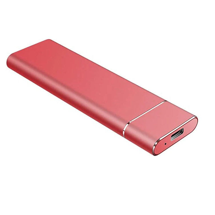 8TB Portable SSD External Hard Drive, sleek black design, offers high-speed USB 3.1, compact and lightweight for easy transpo
