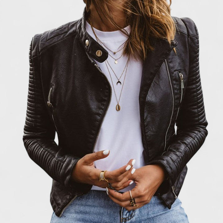 Black Women's Chic Elegance Jacket, a versatile blazer style for timeless women's fashion & everyday wear.
