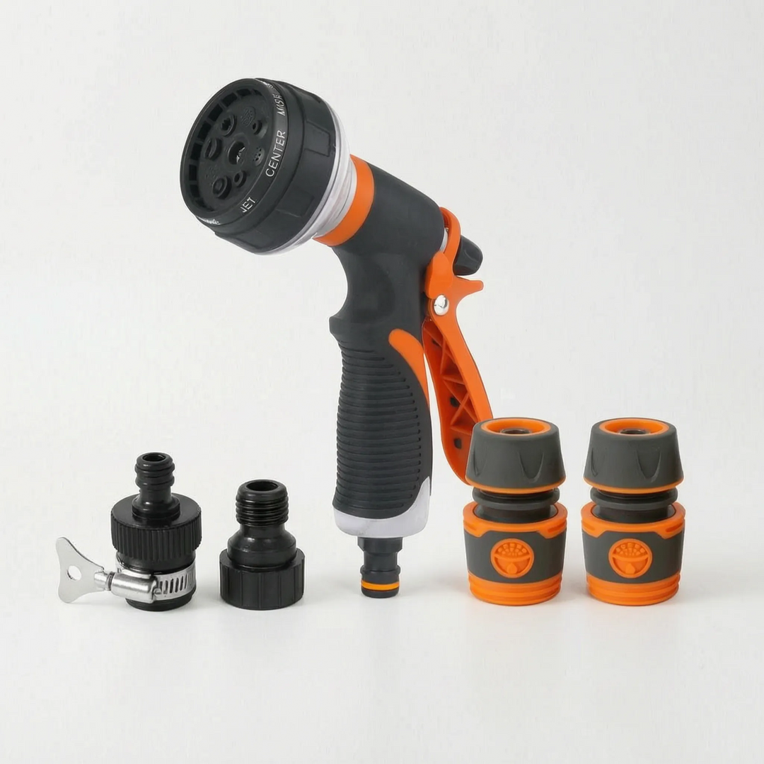 Efficient adjustable garden sprayer, perfect for versatile watering, car washing, and garden maintenance.