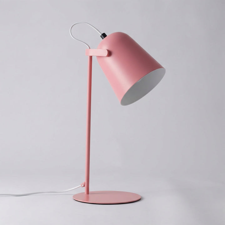 Sleek Nordic design Glintor metal desk lamp with adjustable head for modern minimalist decor.