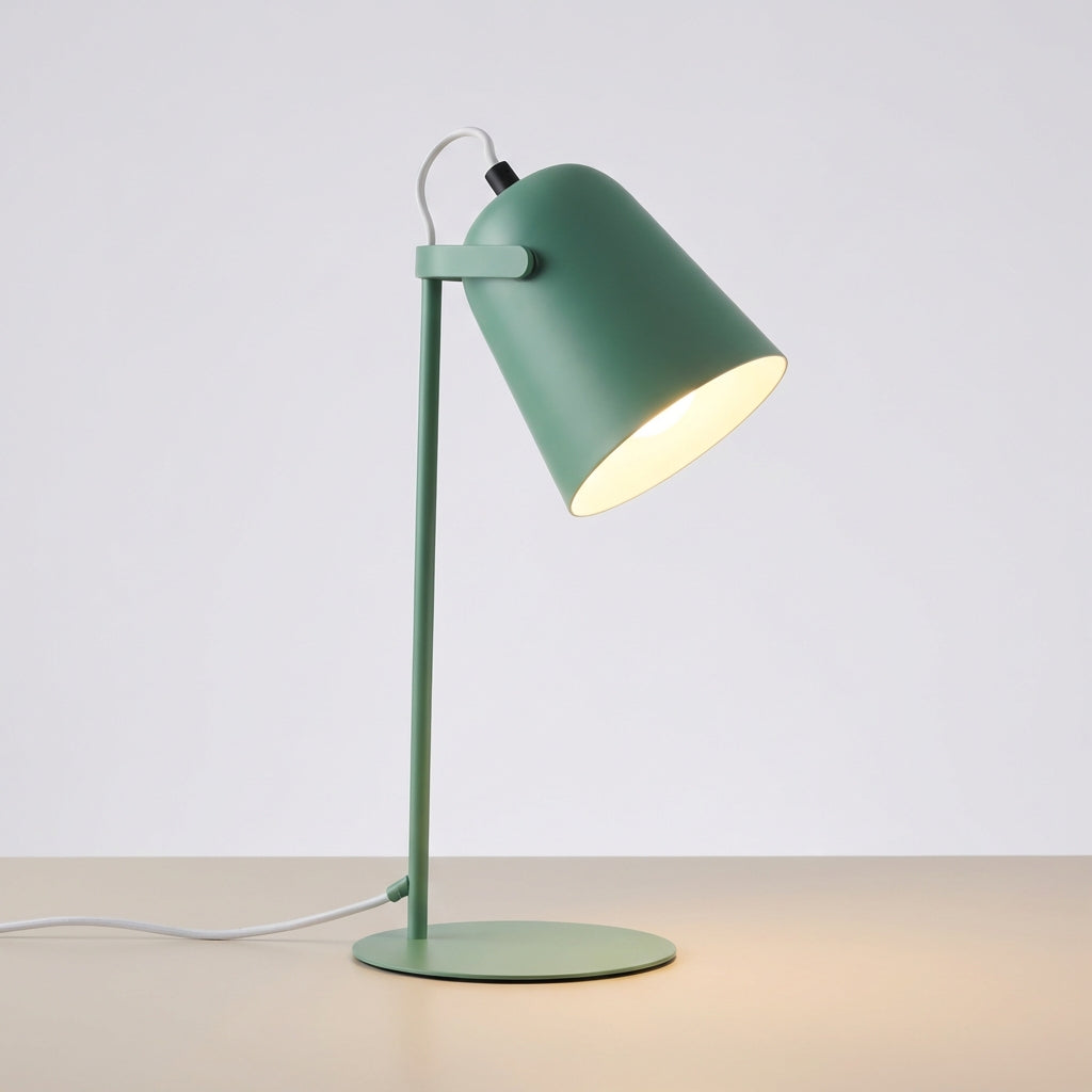 Stylish adjustable desk lamp for focused reading or intensive task lighting in contemporary home offices.