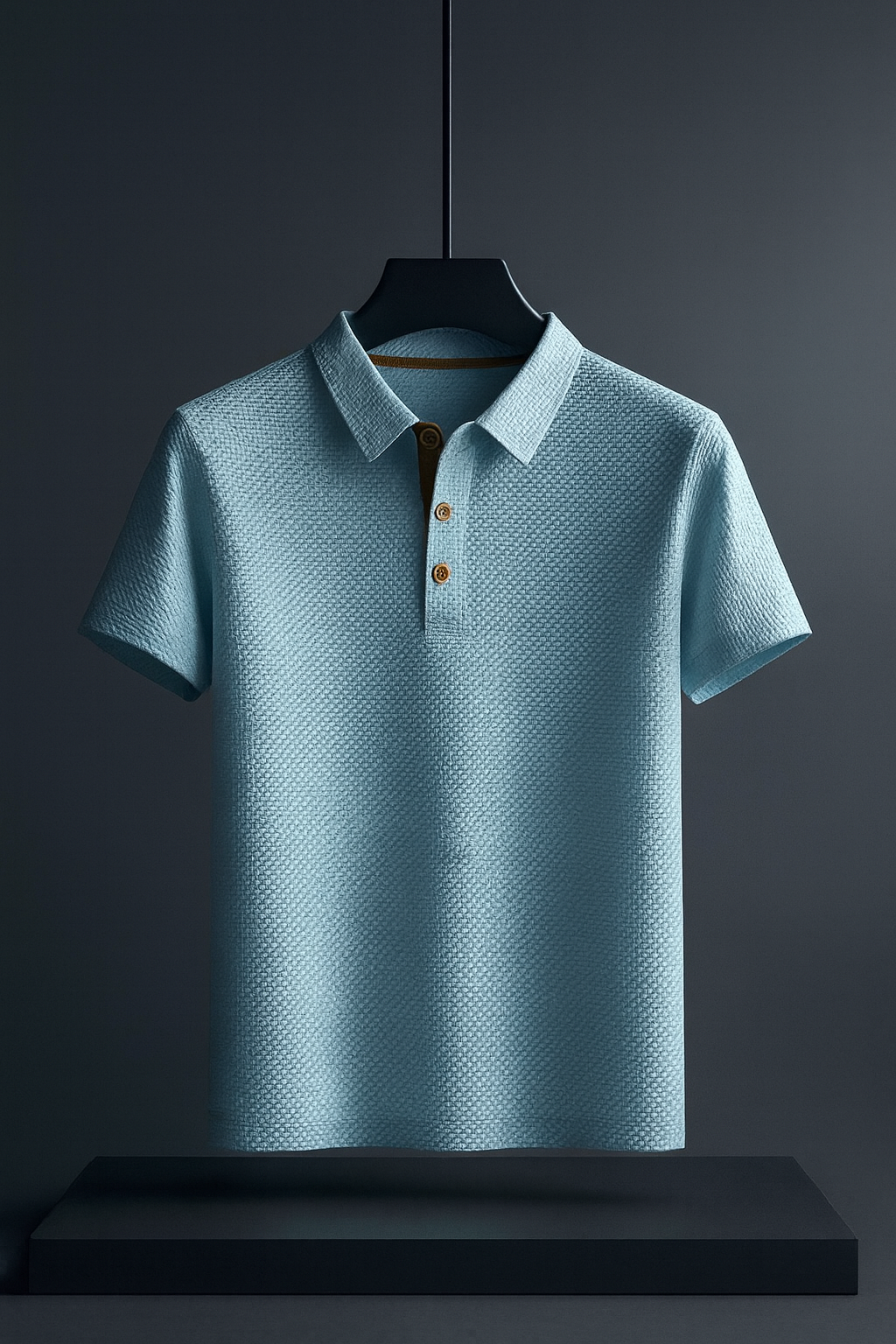 Men's performance polo shirt in a cool, comfortable, breathable fabric, ideal for active wear & office.