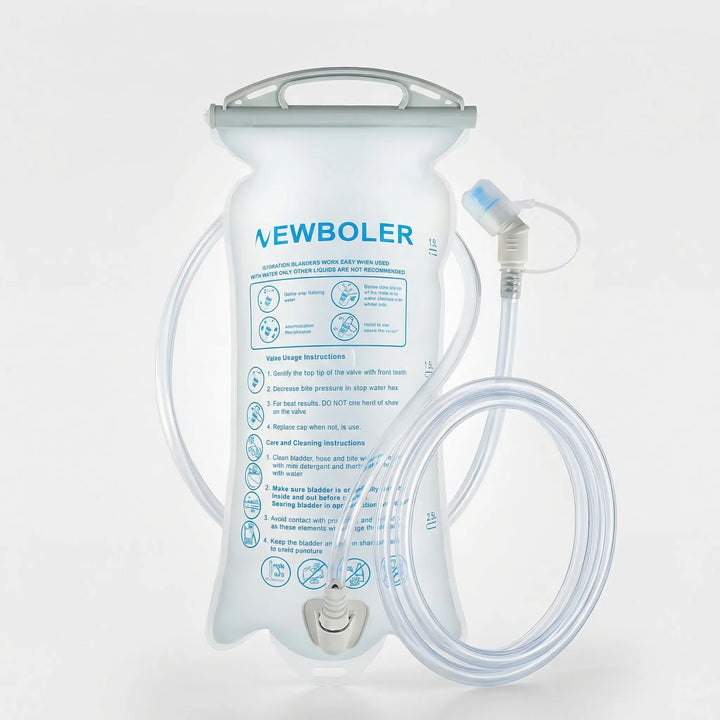 Portable outdoor hydration bladder reservoir, BPA-free. Perfect for water storage during hiking, running & cycling sports.