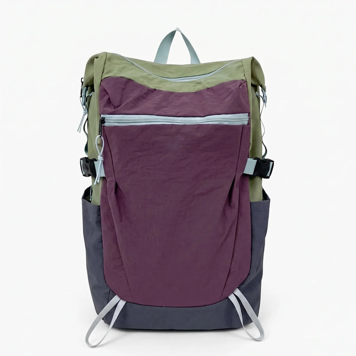 Compact lightweight travel daypack, unisex design for hiking, outdoor activities & urban commute.