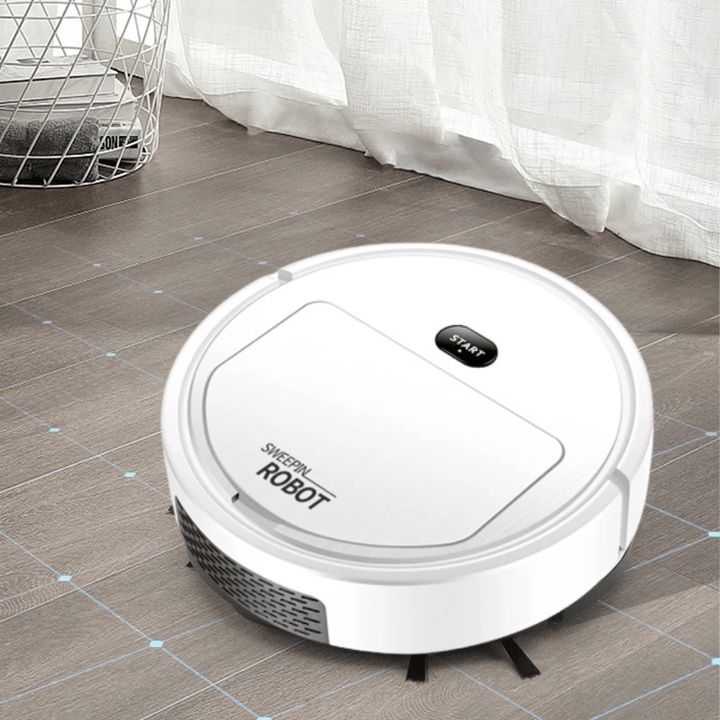 Smart robot vacuum with air purification, ideal for pet hair & allergies. Automated, silent floor cleaner for deep cleaning.