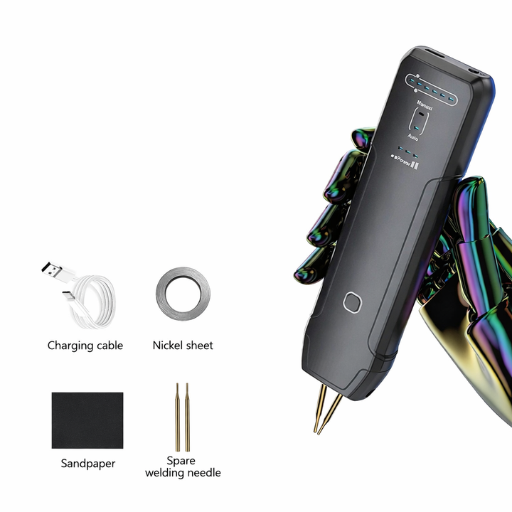 Tavvitaimp18 handheld spot welder for 18650 battery assembly, a powerful tool for various DIY projects.