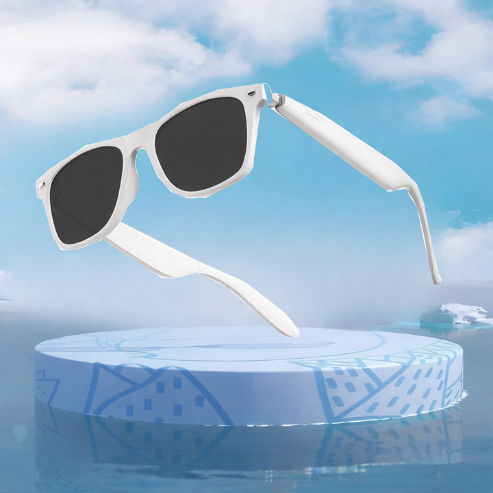 Unisex smart glasses: AI translation, Bluetooth audio, & UV protection. Enjoy calls, music, and foreign languages.