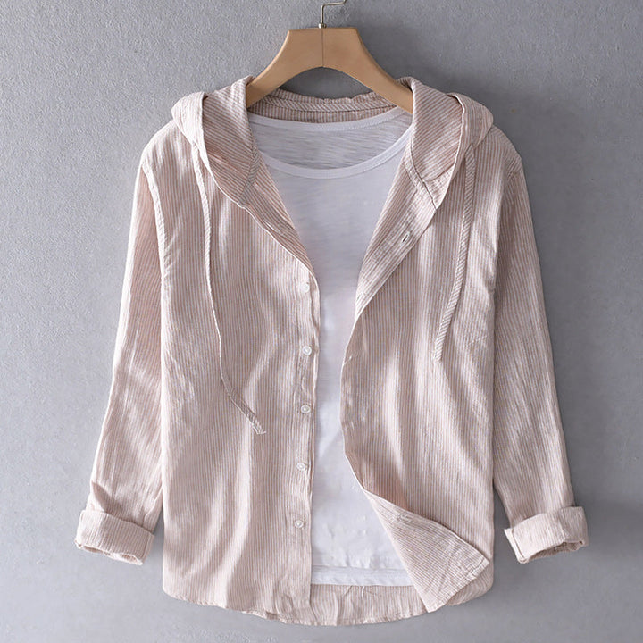 Elegant women's breezy blouse, loose fit, long sleeve, perfect for summer casual wear.