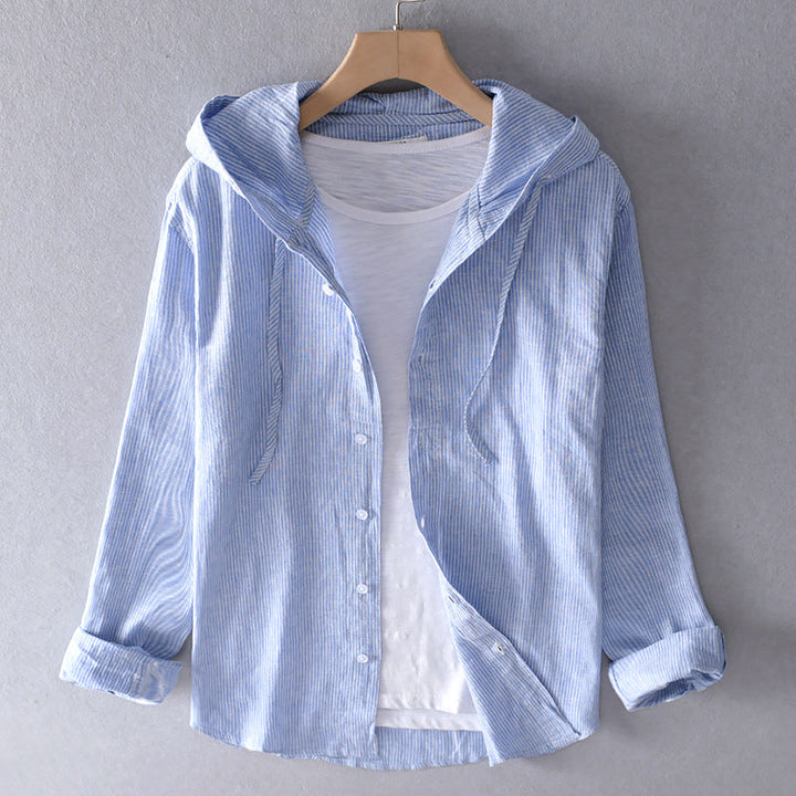 Comfortable loose-fit women's top, long sleeve, versatile style for everyday & summer fashion.