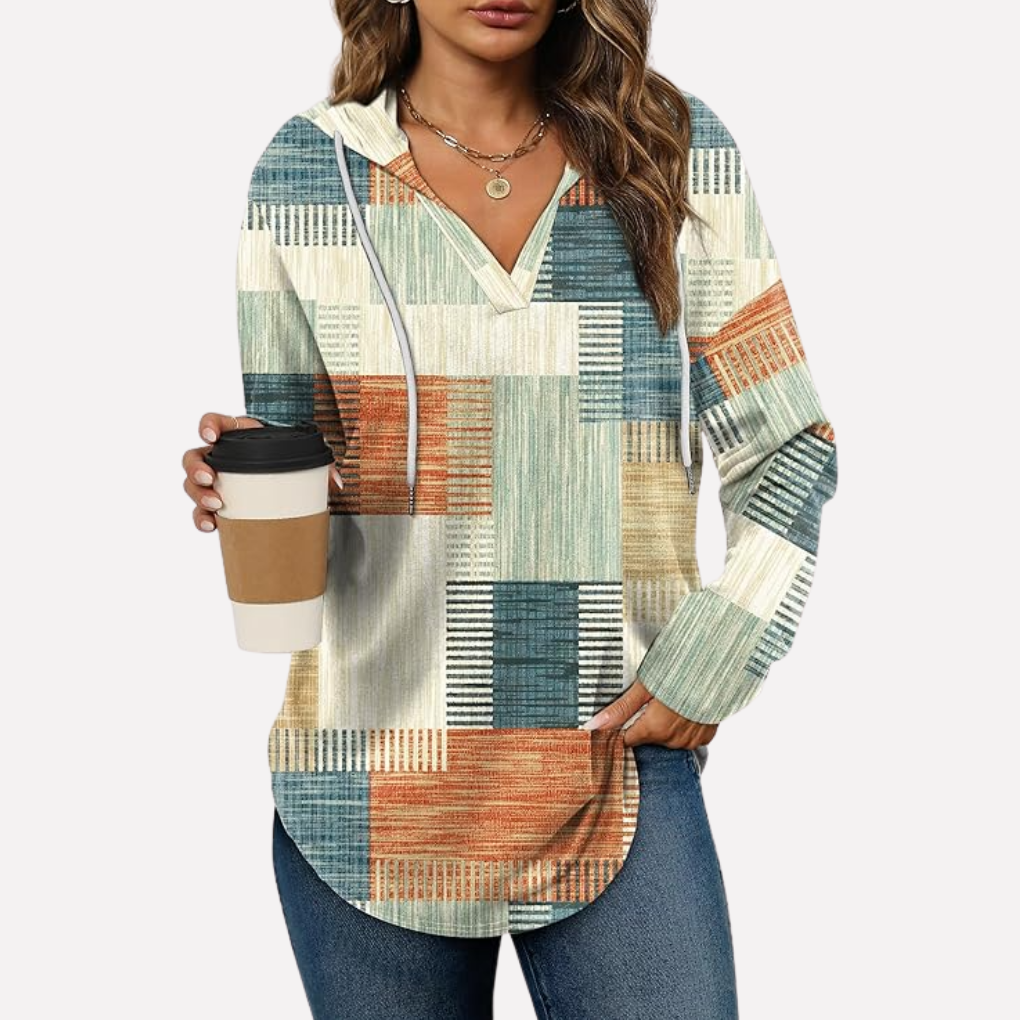 Ultra-soft oversized women's sweatshirt, ideal for loungewear, everyday comfort and relaxed fit.