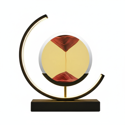 Modern Sand Motion Table Lamp with LED Light