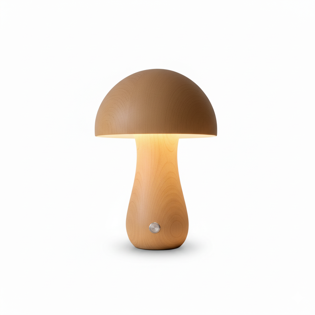 Modern LED Touch Mushroom Table Lamp for Bedroom