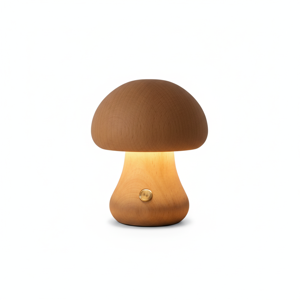Modern LED Touch Mushroom Table Lamp for Bedroom