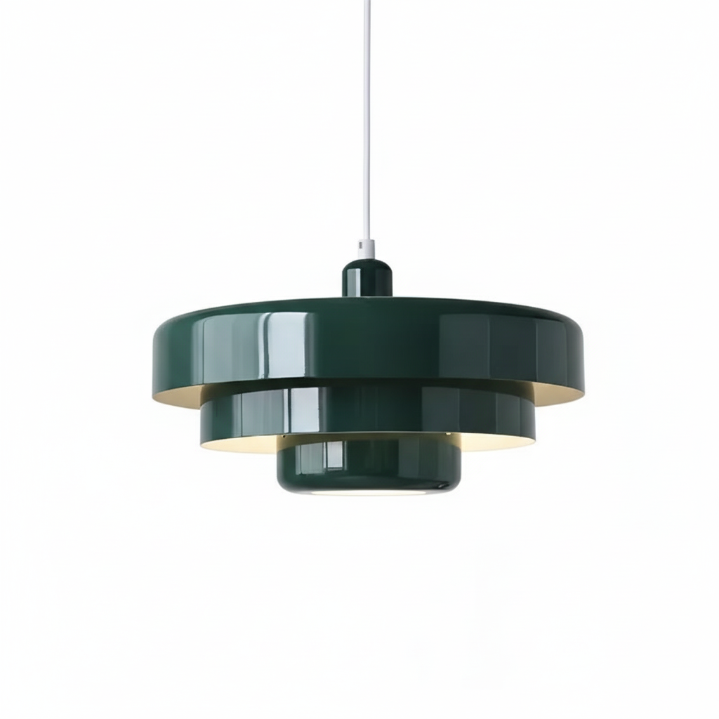 Bauhaus Metal LED Pendant Light - Bold and Vibrant Design