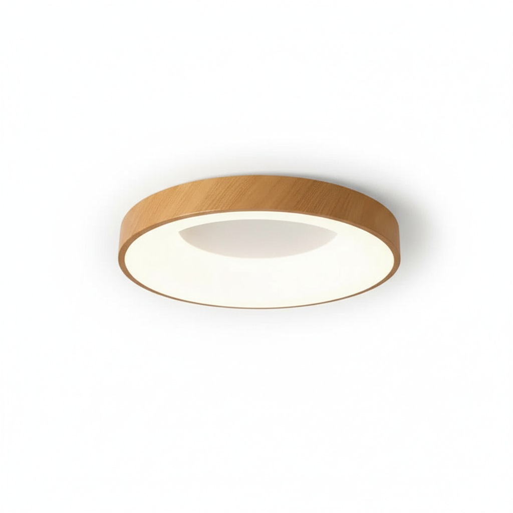 Contemporary Circular Metal LED Ceiling Light