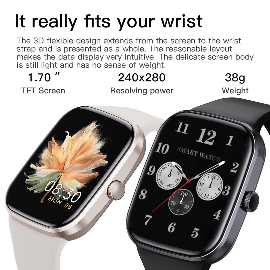 Safety watch for kids featuring GPS tracking, two-way calling, and emergency SOS alerts.
