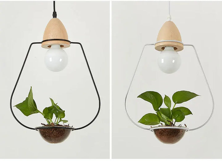 Tavvitaimp18 rustic LED pendant light, wooden base. Enhances dining rooms, cafes & home decor.