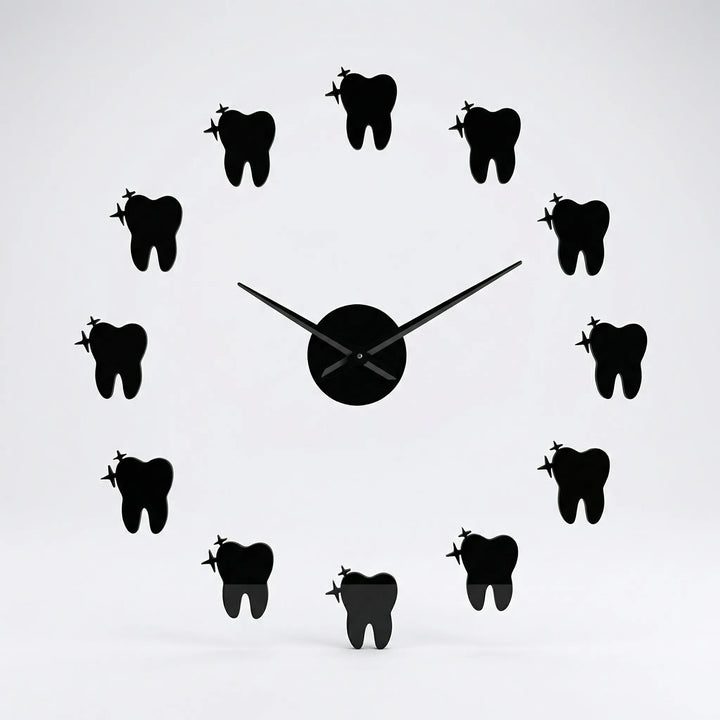 Unique statement piece: round mirror wall clock, adds contemporary style to any room decor.