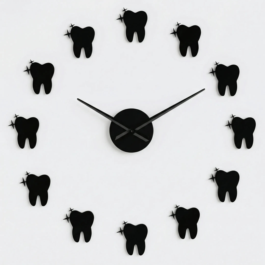 Elegant silent wall clock with reflective mirror surface, enhancing modern home and office aesthetics.