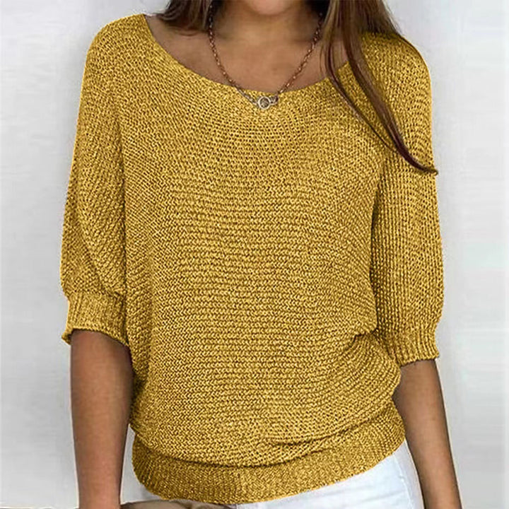 Warm & cozy women's pullover sweater, soft knit for ultimate winter comfort.