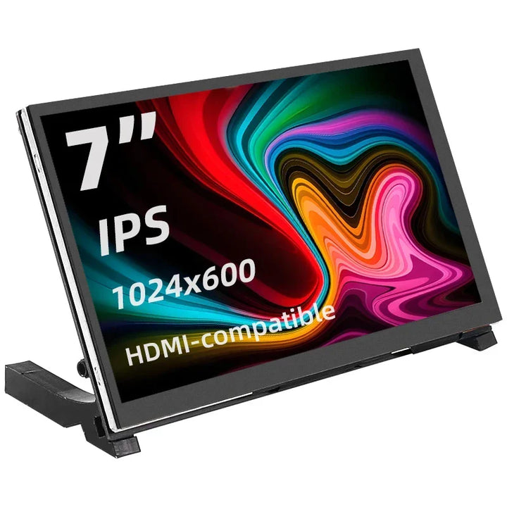 Tavvitaimp18 7-inch touchscreen monitor for Raspberry Pi. Compact mini display, perfect for DIY projects & coding.