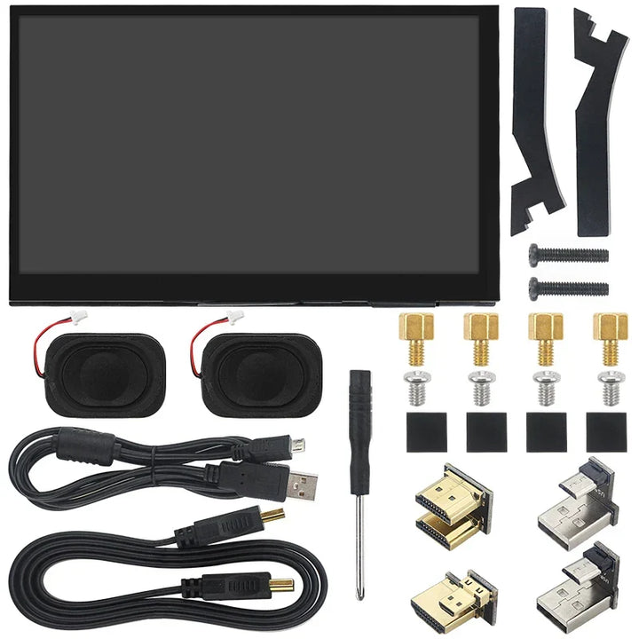High-res 7-inch portable touchscreen monitor. Perfect secondary display for laptops, Raspberry Pi, & multimedia use.