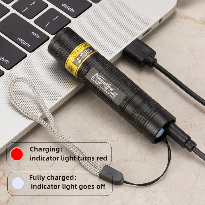 Easy-to-use mini UV flashlight, perfect for revealing pet stains & hidden messes.