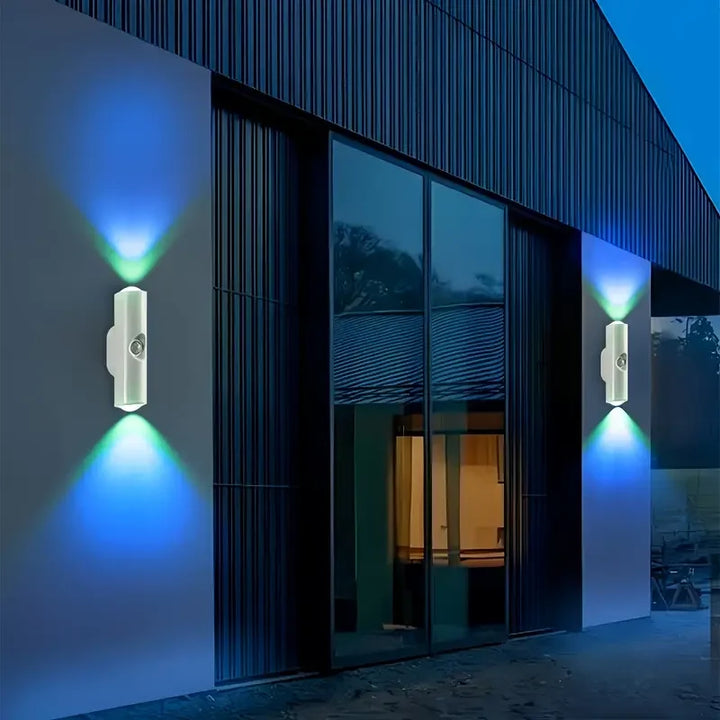 Energy-efficient motion sensor wall light, USB rechargeable and bright LED.