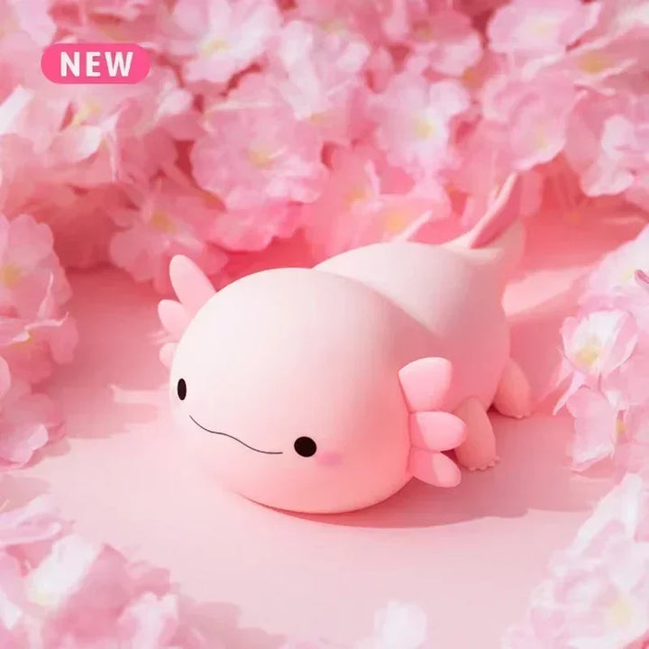 Squishy silicone rechargeable night light, perfect for kids' bedtime in the nursery, with soft LED illumination.