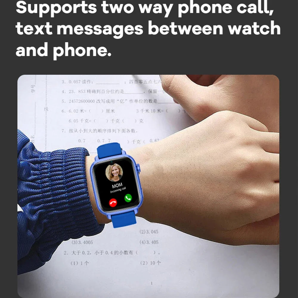 Children's wearable tech: 4G GPS smartwatch for video calls & real-time location tracking.