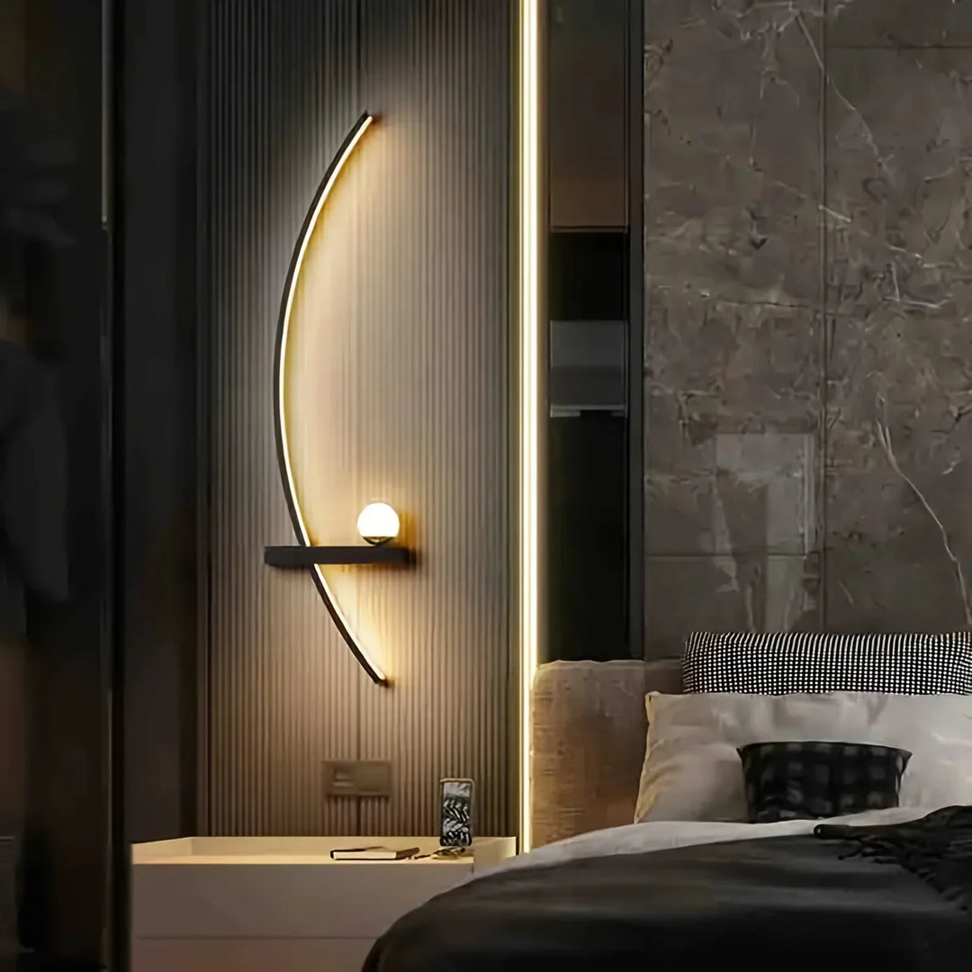 Set of 2 personalized LED wall lamps for custom photo decor. Warm white glow, USB powered, ideal bedroom accent.