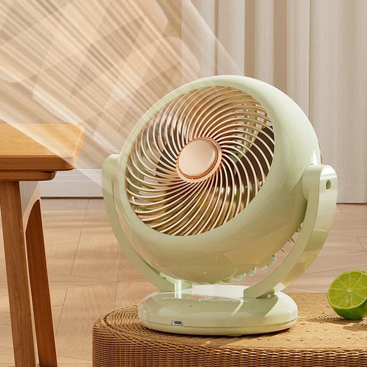 Portable mini fan, rechargeable & adjustable for personal cooling. Ideal desk or handheld fan for summer.