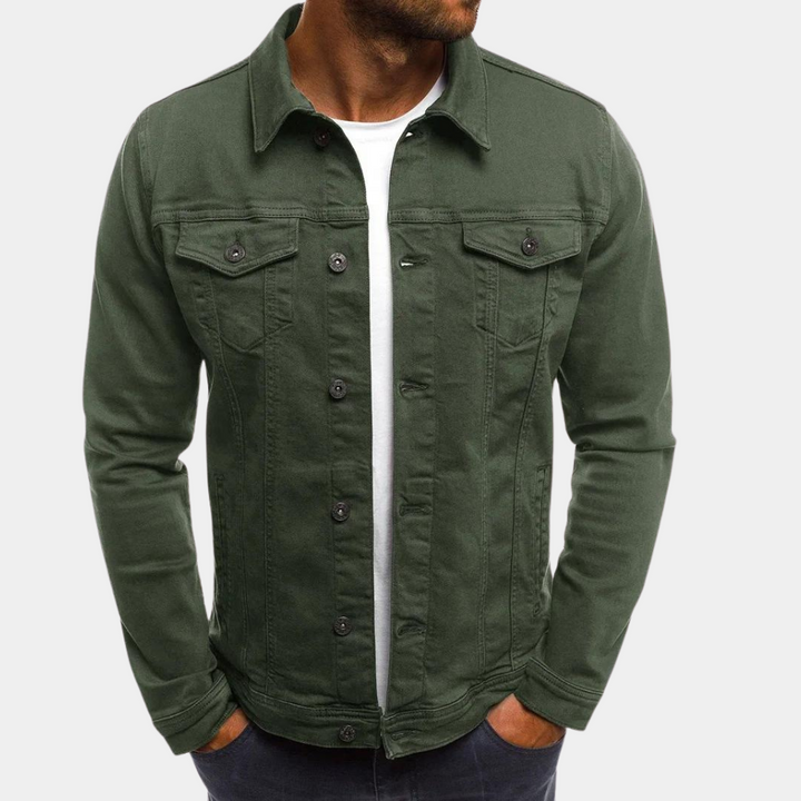 Men's stylish button-down long-sleeve shirt, a classic versatile wardrobe staple for smart casual fashion.