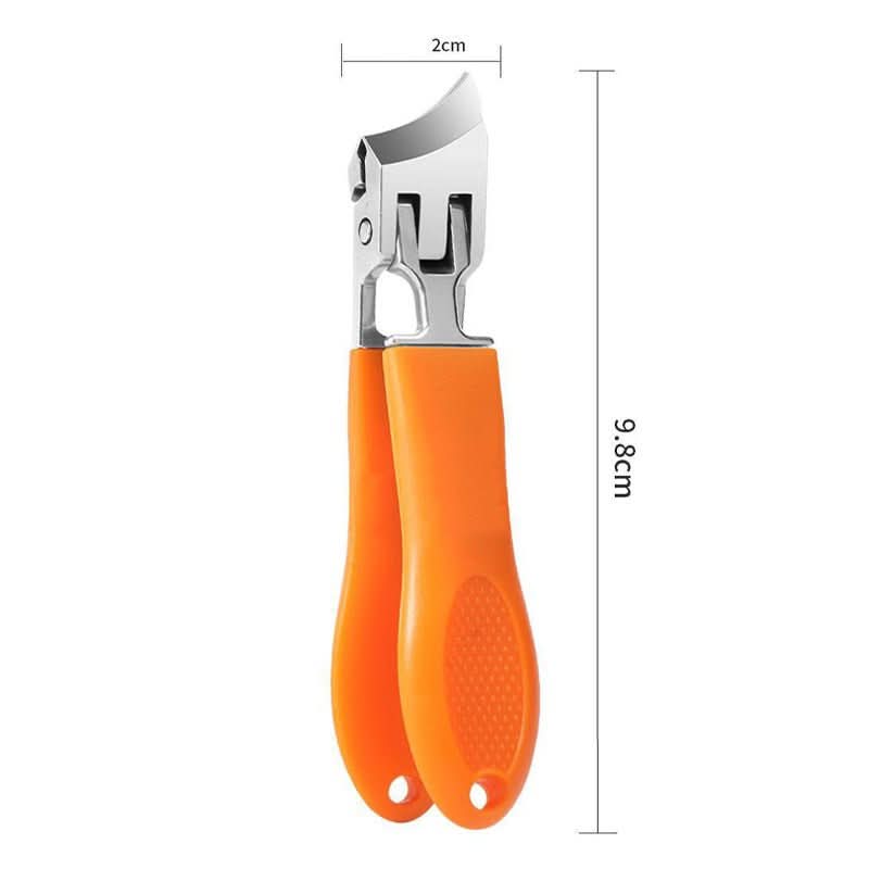 Professional unisex grooming tool: stainless steel nail clipper for thick & ingrown toenails and fingernails.