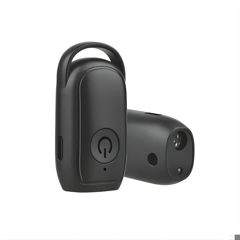 Portable ultrasonic dog repeller for safe outdoor walks & humane pet training. Compact dog deterrent device.