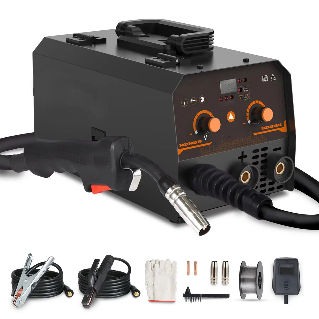 130A MIG welder for home DIY projects & metal repairs. Portable & versatile welding machine.