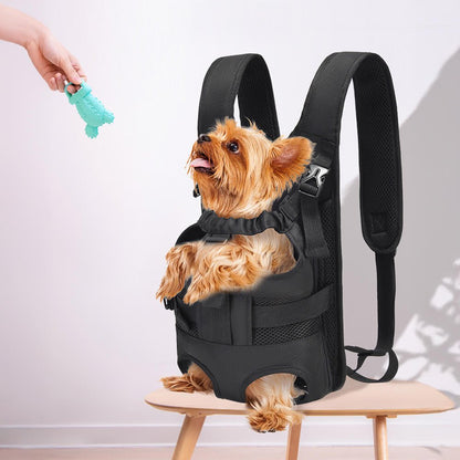 Adjustable Breathable Front - Hugging Dog Backpack for Pet Travel - Lexians