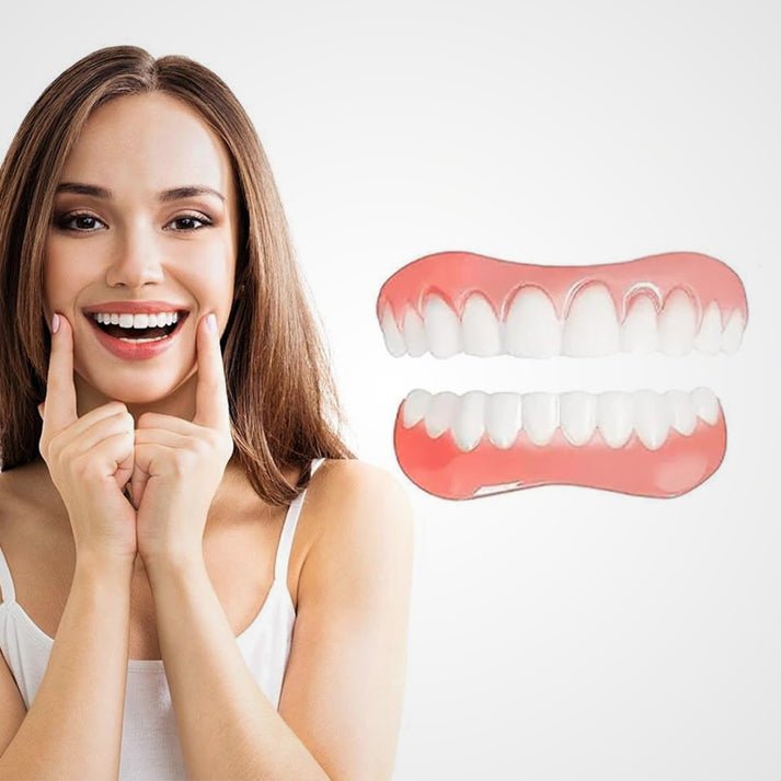 Adjustable Silicone Denture Set for a Natural Smile - Lexians