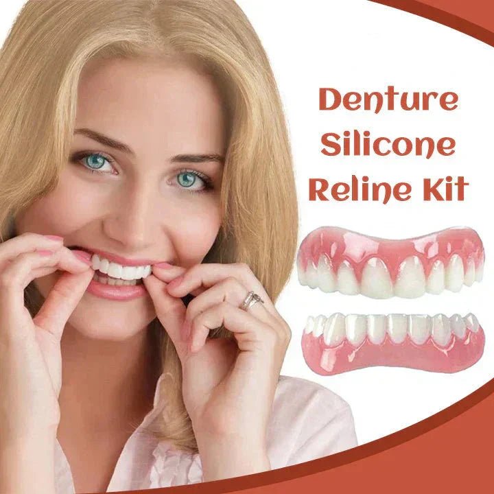Adjustable Silicone Denture Set for a Natural Smile - Lexians
