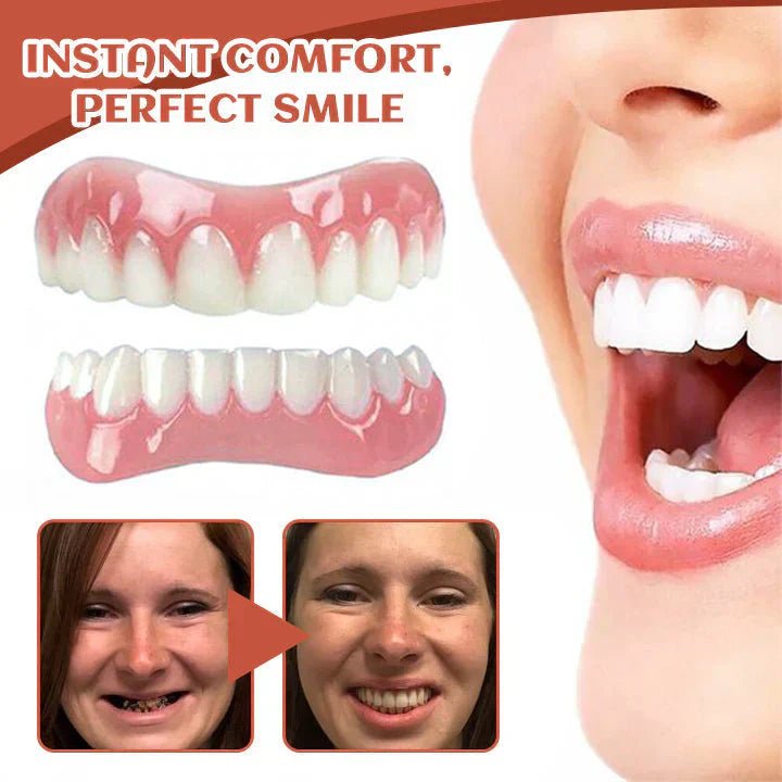Adjustable Silicone Denture Set for a Natural Smile - Lexians