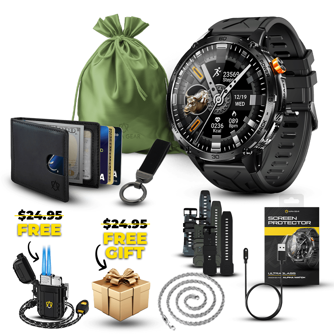 Advanced Alpha Smartwatch with Bluetooth & Fitness Features - Lexians