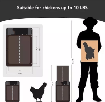 Automatic Chicken Coop Door Light Sensor, Weatherproof - Lexians
