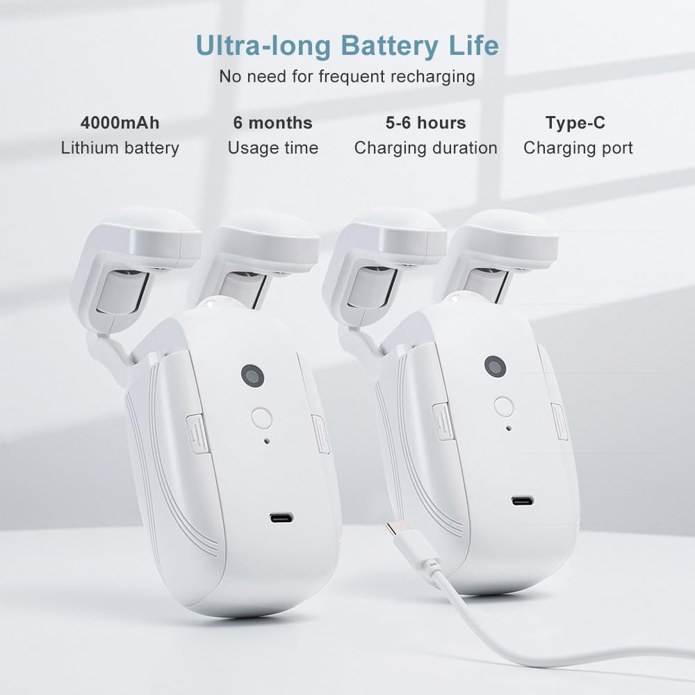 "Automatic curtain opener with bluetooth remote, sleek design, for modern home automation and effortless control."