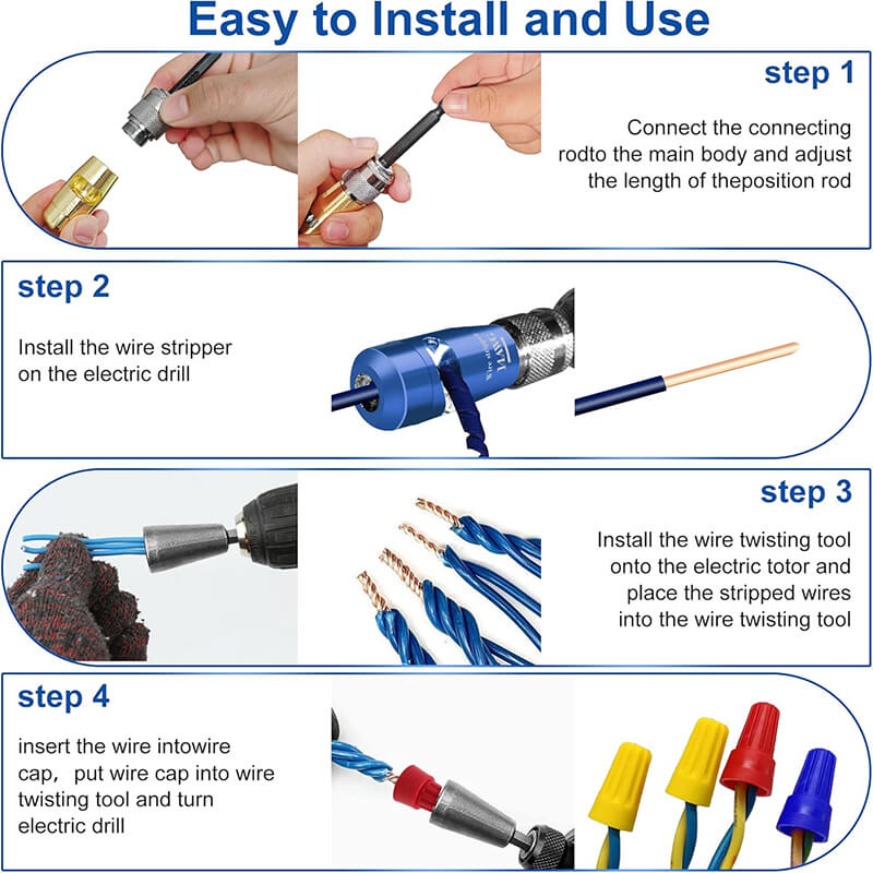 Automatic Electric Wire Stripper for Home Improvement - Lexians