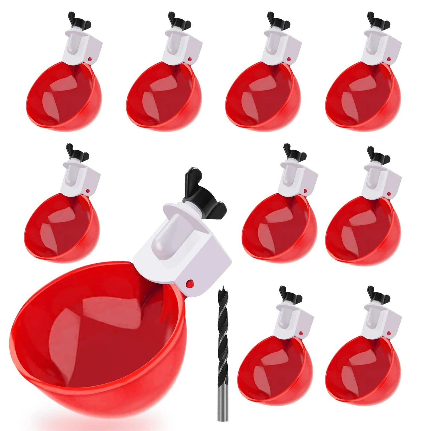 Automatic Poultry Waterer Cups Set for Chickens and Ducks - Lexians