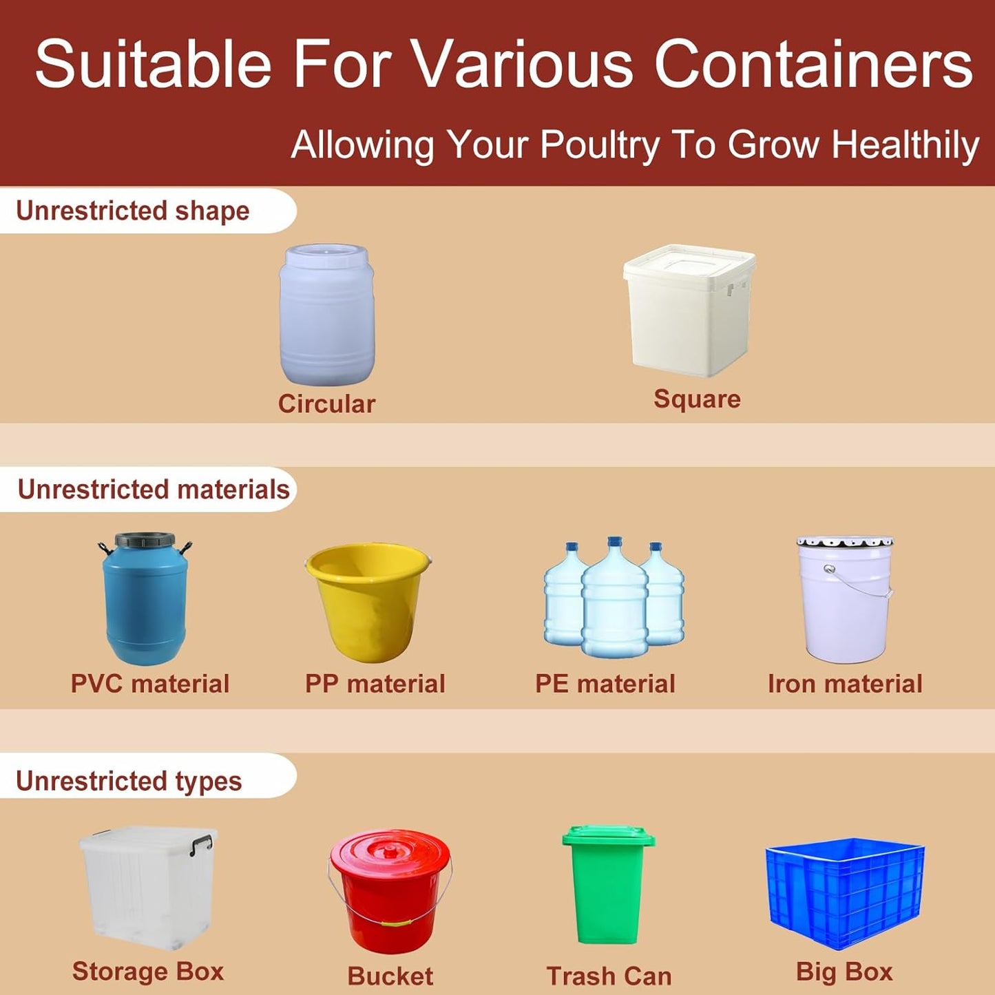 Automatic Poultry Waterer Cups Set for Chickens and Ducks - Lexians