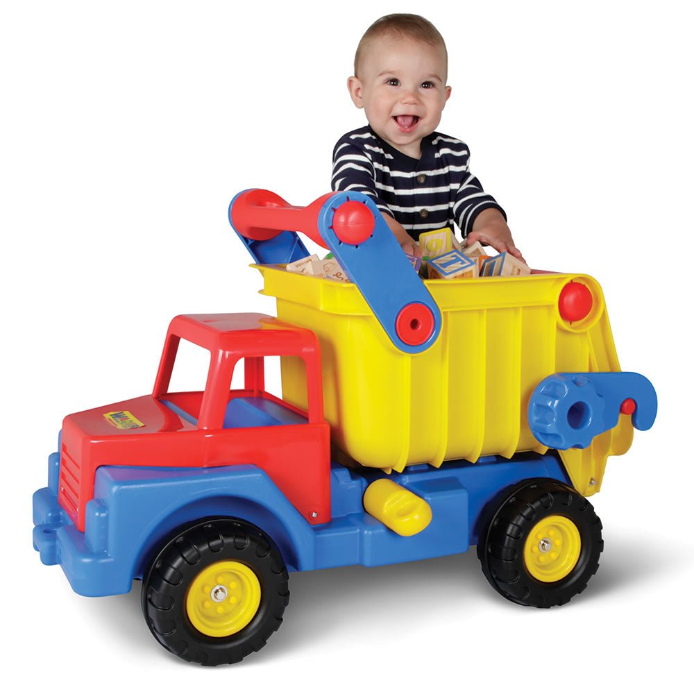 Award Winning Children's Dump Truck Toy with Steel Axles - Lexians
