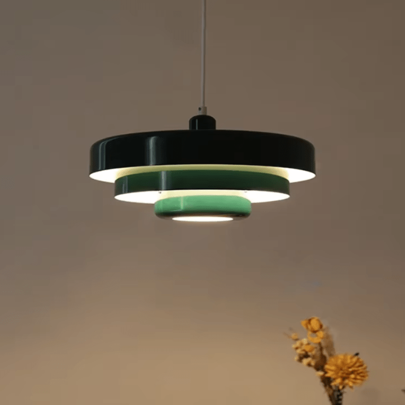 Bauhaus Metal LED Pendant Light - Bold and Vibrant Design - Lexians