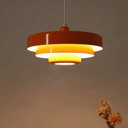 Bauhaus Metal LED Pendant Light - Bold and Vibrant Design - Lexians